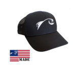 Trucker Hat - Snap Back - Black - USA Made
