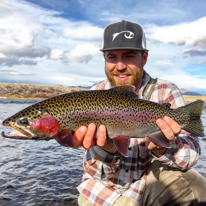 Healthy Rainbow that Tanner got to his Rising Net.